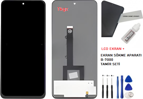 - İnfinix ZERO X PRO Lcd Ekran Dokunmatik -A- Kalite + B-7000 + TAMİR SETİ