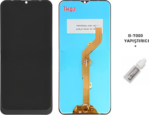 - İnfinix HOT 8 Lcd Ekran Dokunmatik -A- Kalite + B-7000
