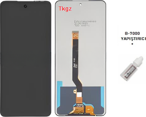 - İnfinix HOT 20 Lcd Ekran Dokunmatik -A- Kalite + B-7000