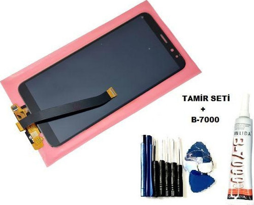 - Mate 10 Lite Lcd Ekran Dokunmatik SİYAH (B-7000+Tamir Seti)