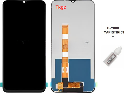 - Oppo Realme C11 Lcd Ekran Dokunmatik -A- Kalite + B-7000
