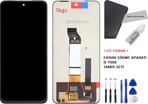 - Xiaomi POCO M3 PRO Lcd Ekran Dokunmatik -A- Kalite + B-7000 + TAMİR SETİ
