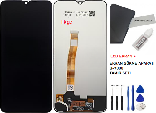 - Oppo Realme 5 PRO Lcd Ekran Dokunmatik -A- Kalite + B-7000 + TAMİR SETİ