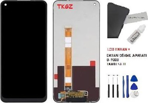 - Oppo A32 Lcd Ekran Dokunmatik -A- Kalite +B-7000 + TAMİR SETİ
