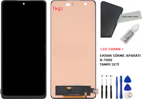 - Xiaomi Mİ 11T Lcd Ekran Dokunmatik -A- Kalite + B-7000 + TAMİR SETİ