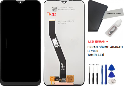 - Xiaomi Redmi 8 Lcd Ekran Dokunmatik -A- Kalite + B-7000 + TAMİR SETİ