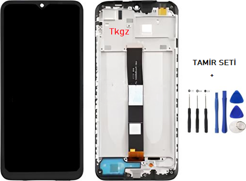 - Xiaomi Redmi 9A Lcd Ekran Dokunmatik -A- Kalite ÇITALI + TAMİR SETİ