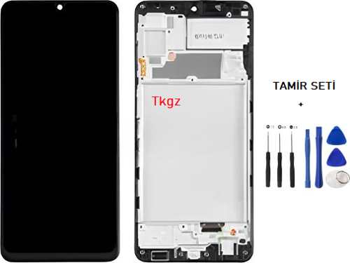 - Samsung Galaxy A22 -4G - SM-A225 Uyumlu Lcd Ekran Dokunmatik Orijinal ÇITALI + TAMİR SETİ