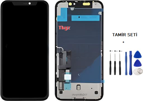 - iPhone 11 Uyumlu Lcd Ekran Dokunmatik Orijinal (JK MARKA) + TAMİR SETİ