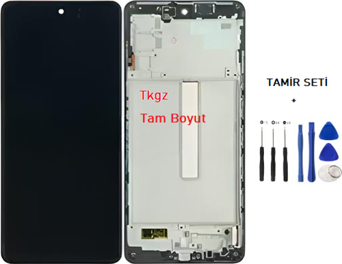 - Samsung Galaxy M52 - SM-M526 Uyumlu Lcd Ekran Dokunmatik Orijinal ÇITALI + TAMİR SETİ