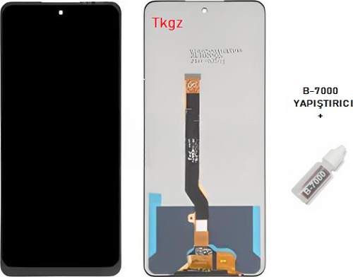 - Tecno Spark 10 PRO Uyumlu Lcd Ekran Dokunmatik Orijinal + B-7000