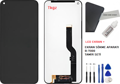 - TCL PLEX - T780H Uyumlu Lcd Ekran Dokunmatik Orijinal + B-7000 + TAMİR SETİ