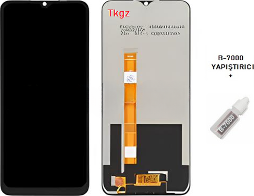 - Oppo A15 Uyumlu Lcd Ekran Dokunmatik Orijinal + B-7000