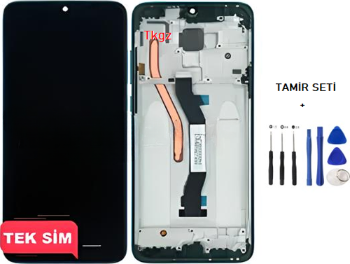 - Xiaomi Redmi NOTE 8 PRO Uyumlu Lcd Ekran Dokunmatik Orijinal ÇITALI YEŞİL + TAMİR SETİ