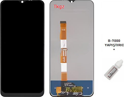 Vivo Y21S Uyumlu Lcd Ekran Dokunmatik SERVİS Orijinali + B-7000