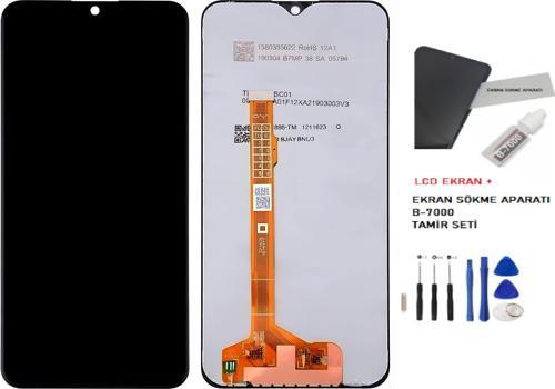 Vivo Y17 Lcd Dokunmatik Ekran SERVİS Orijinali + B-7000 + TAMİR SETİ