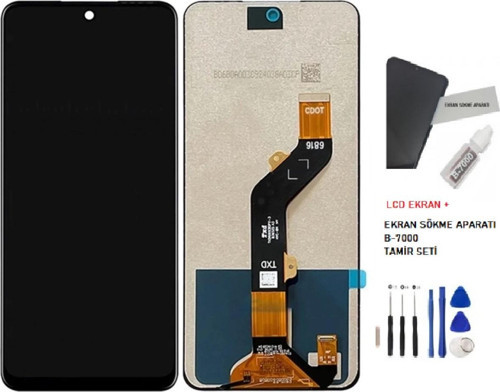 İnfinix Hot 30 Play Lcd Dokunmatik Ekran SERVİS Orijinali + TAMİR SETİ