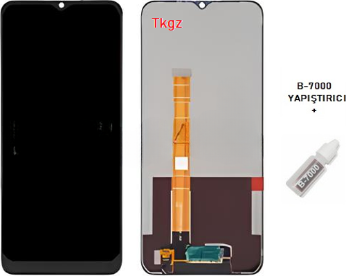 Oppo Realme C25Y Uyumlu Lcd Ekran Dokunmatik SERVİS Orijinali + B-7000