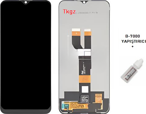 Oppo Realme C11 -2021- Uyumlu Lcd Ekran Dokunmatik SERVİS Orijinali + B-7000