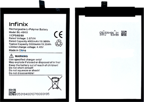 Infinix HOTE 12 Uyumlu Batarya Pil Sıfır Orijinal
