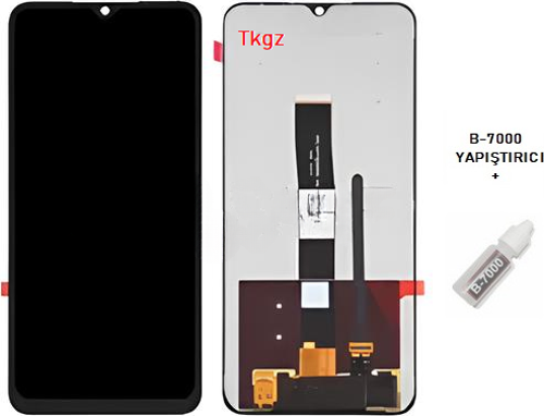 Xiaomi Redmi 9C Uyumlu Lcd Ekran Dokunmatik SERVİS Orijinali + B-7000