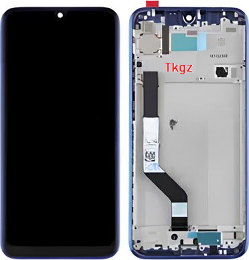 Xiaomi Redmi NOTE 7 Uyumlu Lcd Ekran Dokunmatik SERVİS Orijinali ÇITALI MAVİ