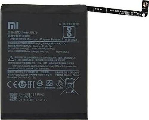 Xiaomi MI A2 - BN 36  - Uyumlu Batarya Pil Sıfır Orijinal