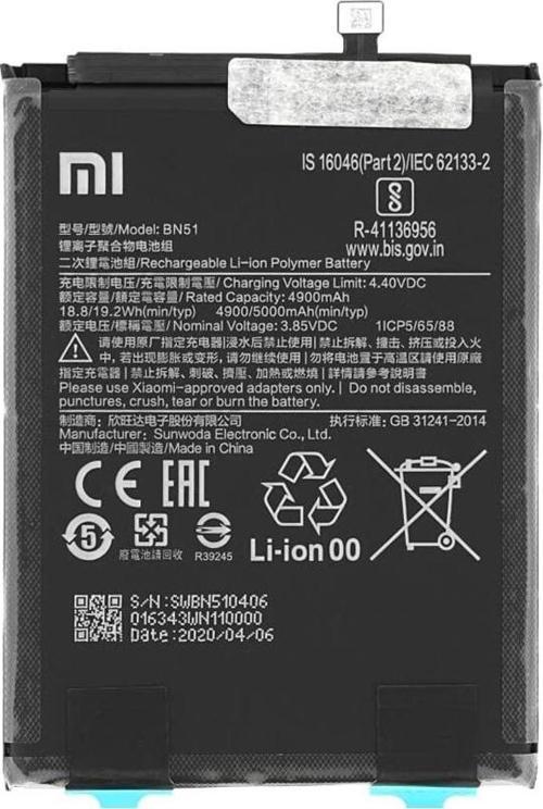 Xiaomi Redmi 8A - BN 51 - Uyumlu Batarya Pil Sıfır Orijinal