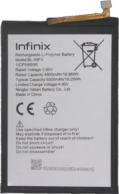 Infinix HOT 8 Uyumlu Batarya Pil Sıfır Orijinal