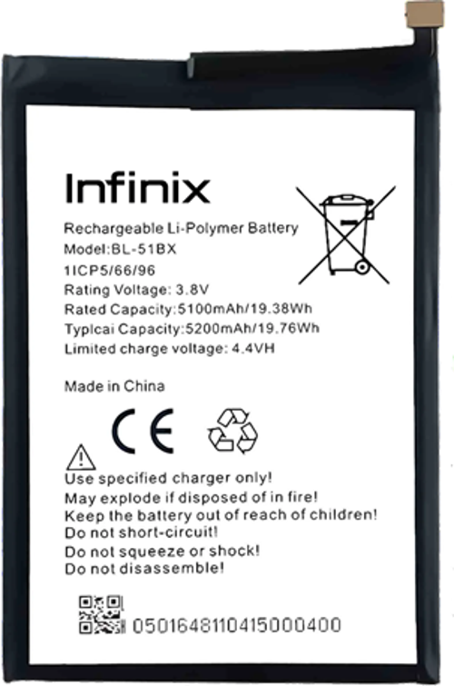 Infinix HOT 11 Uyumlu Batarya Pil Sıfır Orijinal