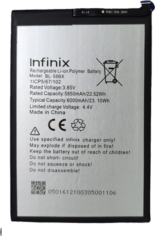 Infinix HOT 11 PLAY Uyumlu Batarya Pil Sıfır Orijinal