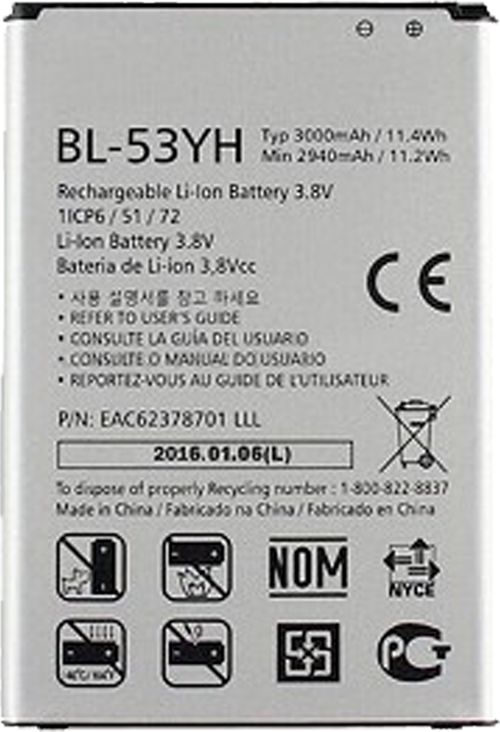 LG G3 Uyumlu Batarya Pil Sıfır Orijinal