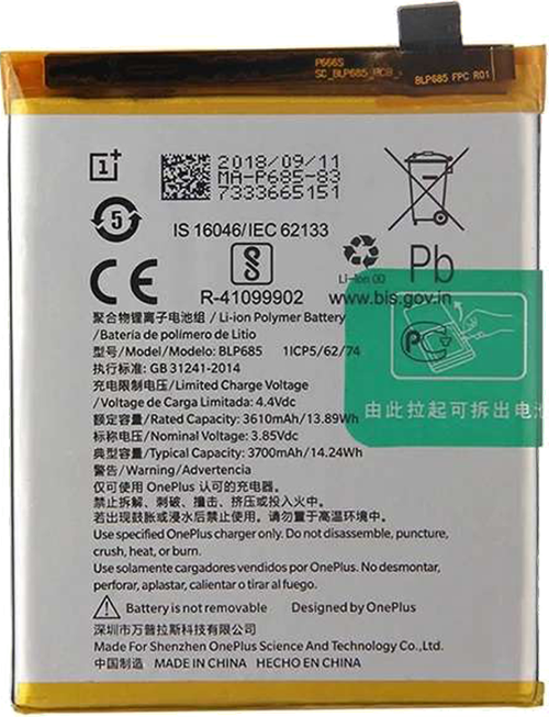 One Plus 7 Uyumlu Batarya Pil Sıfır Orijinal