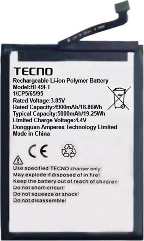 Tecno Spark 7 PRO Uyumlu Batarya Pil Sıfır Orijinal