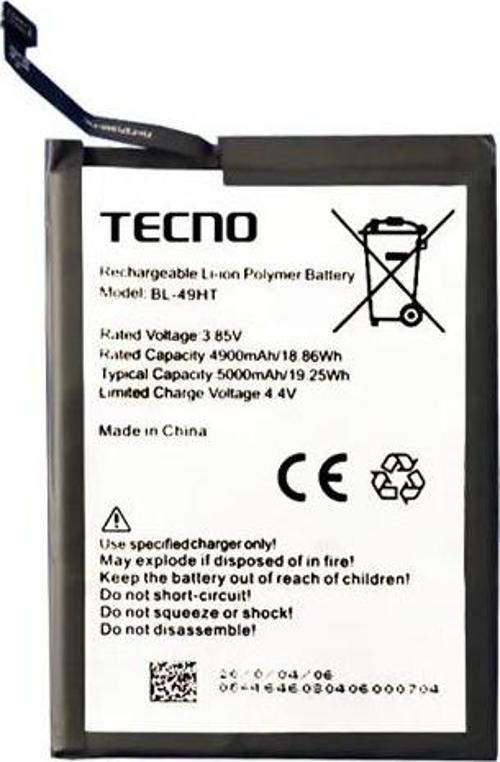 Tecno Camon 16 Uyumlu Batarya Pil Sıfır Orijinal