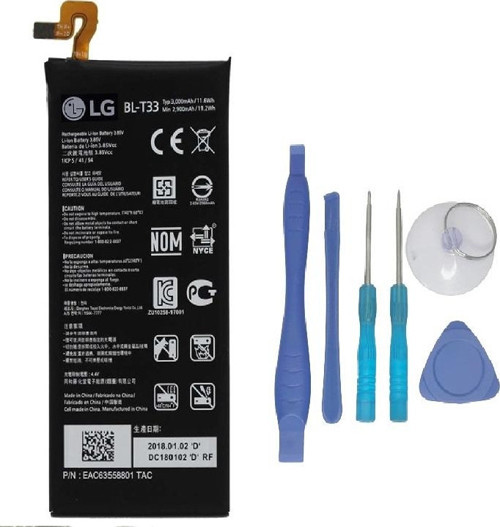LG Q6 Uyumlu Batarya Pil Sıfır Orijinal + TAMİR SETİ