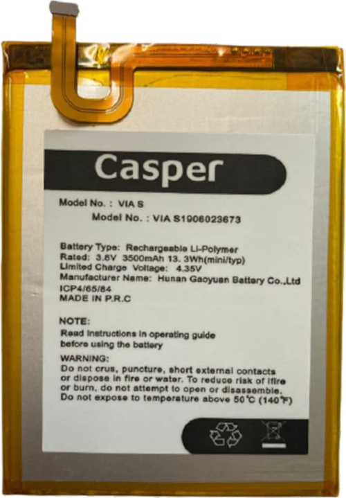 Casper Via S Uyumlu Batarya Pil Sıfır Orijinal