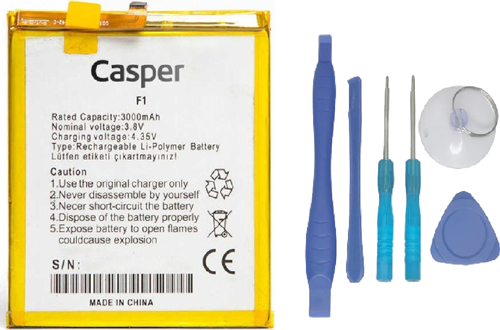 Casper Via F1 Uyumlu Batarya Pil Sıfır Orijinal + TAMİR SETİ