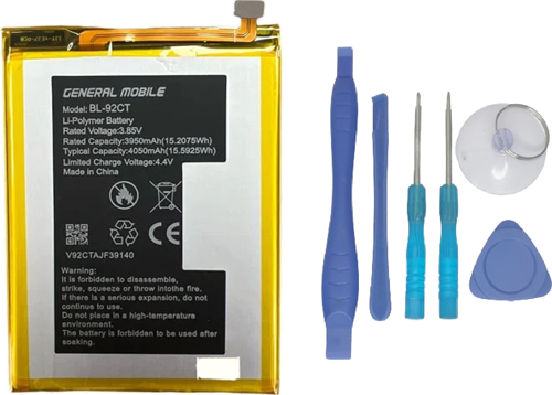 Genaral Mobile GM 20 PRO Uyumlu Batarya Pil Sıfır Orijinal + TAMİR SETİ