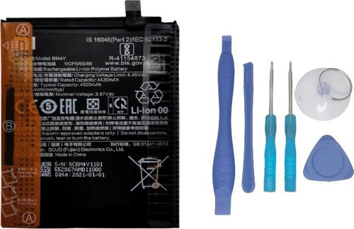 Xiaomi POCO F3 - BM4Y - Uyumlu Batarya Pil Sıfır Orijinal + TAMİR SETİ
