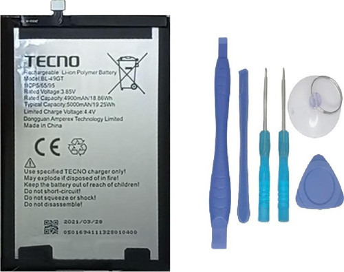 Tecno Camon 19 NEO Uyumlu Batarya Pil Sıfır Orijinal + TAMİR SETİ