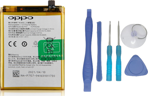 Oppo Realme 6 - Blp757 - Uyumlu Batarya Pil Sıfır Orijinal + TAMİR SETİ