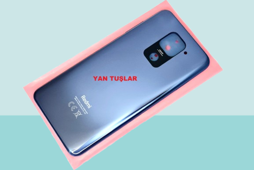 Xiaomi Redmi NOTE 9 Uyumlu FULL KASA Arka Kapak Batarya Kapağı - MAVİ