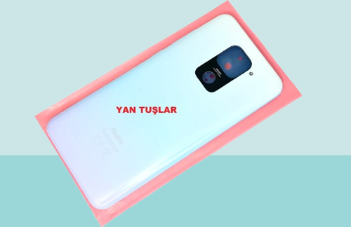 Xiaomi Redmi NOTE 9 Uyumlu FULL KASA Arka Kapak Batarya Kapağı - BEYAZ