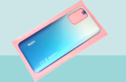 Xiaomi Redmi NOTE 10 (4G) Uyumlu Arka Kapak Batarya Kapağı - MAVİ