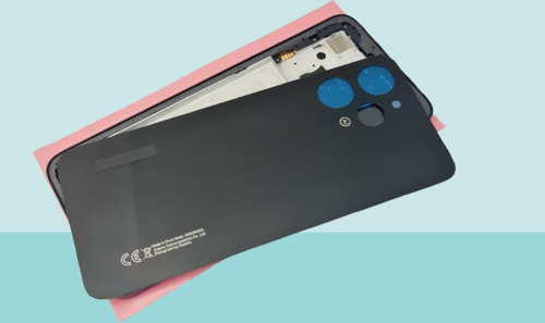 Xiaomi Redmi 12 -4G- Uyumlu FULL KASA Arka Kapak Batarya Kapağı - SİYAH