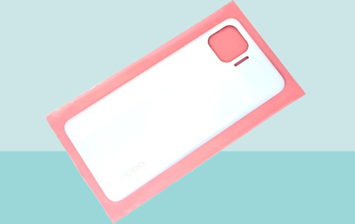 Oppo Reno 4 Lite Uyumlu Arka Kapak Batarya Kapağı - BEYAZ