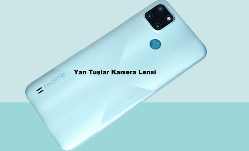 Oppo C21Y Uyumlu FULL KASA Arka Kapak Batarya Kapağı - MAVİi