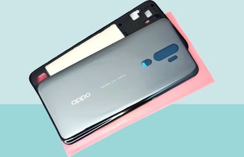 Oppo A9 2020 Uyumlu FULL KASA Arka Kapak Batarya Kapağı - SİYAH