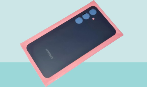 Samsung Galaxy A55 Uyumlu Arka Kapak Batarya Kapağı - SİYAH